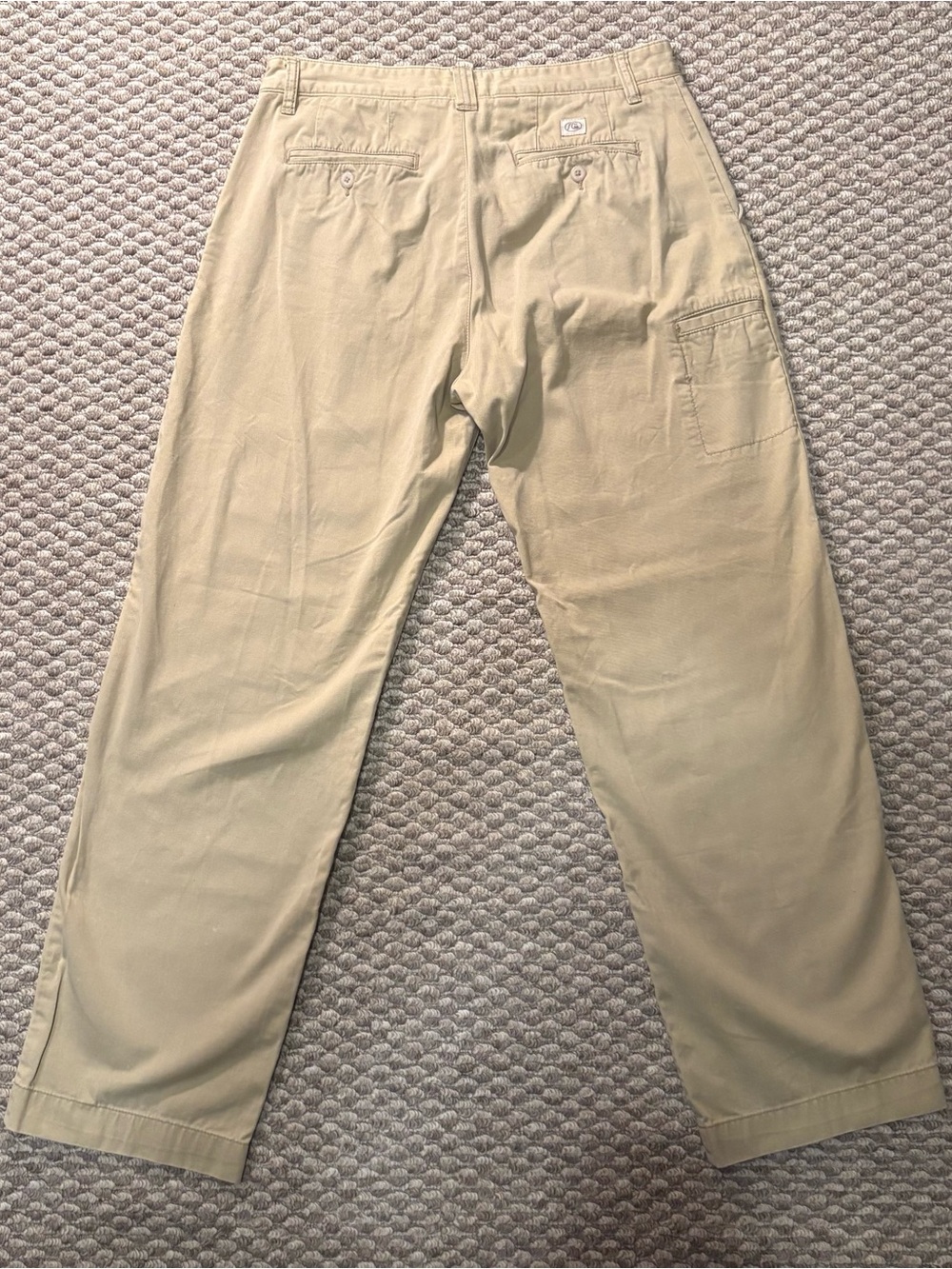 QuikSilver Edition Men's Khaki Chino Pants Size 33 Beige Tan Casual